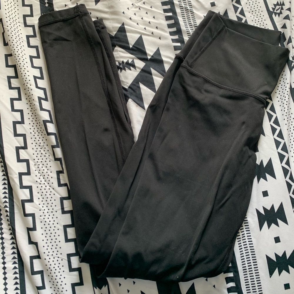 Colorfulkoala buttery black leggings, full length